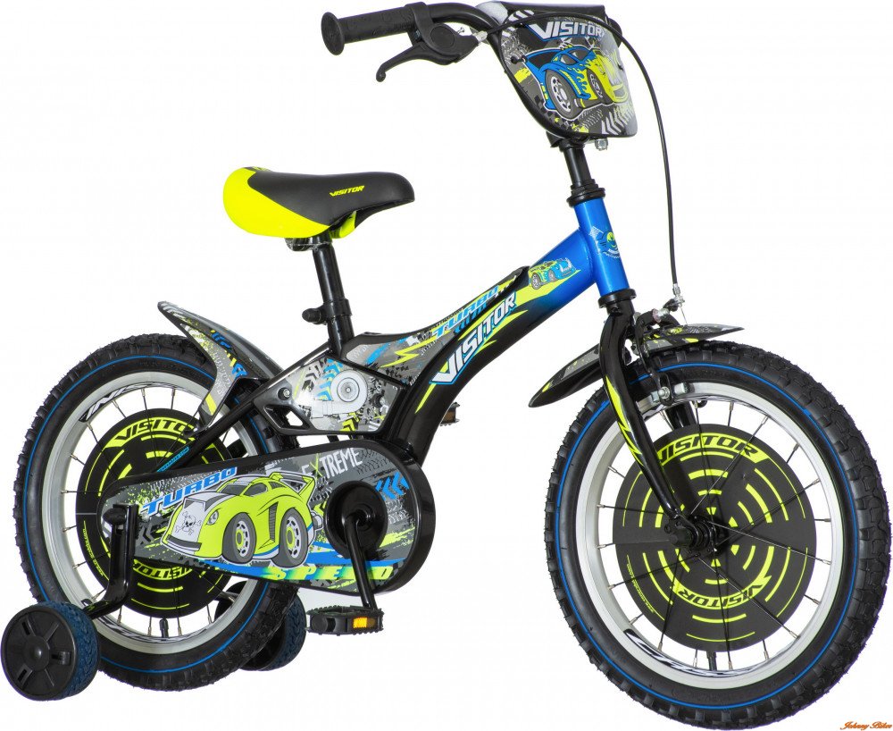 KPC Turbo 16 versenyautós gyerek kerékpár