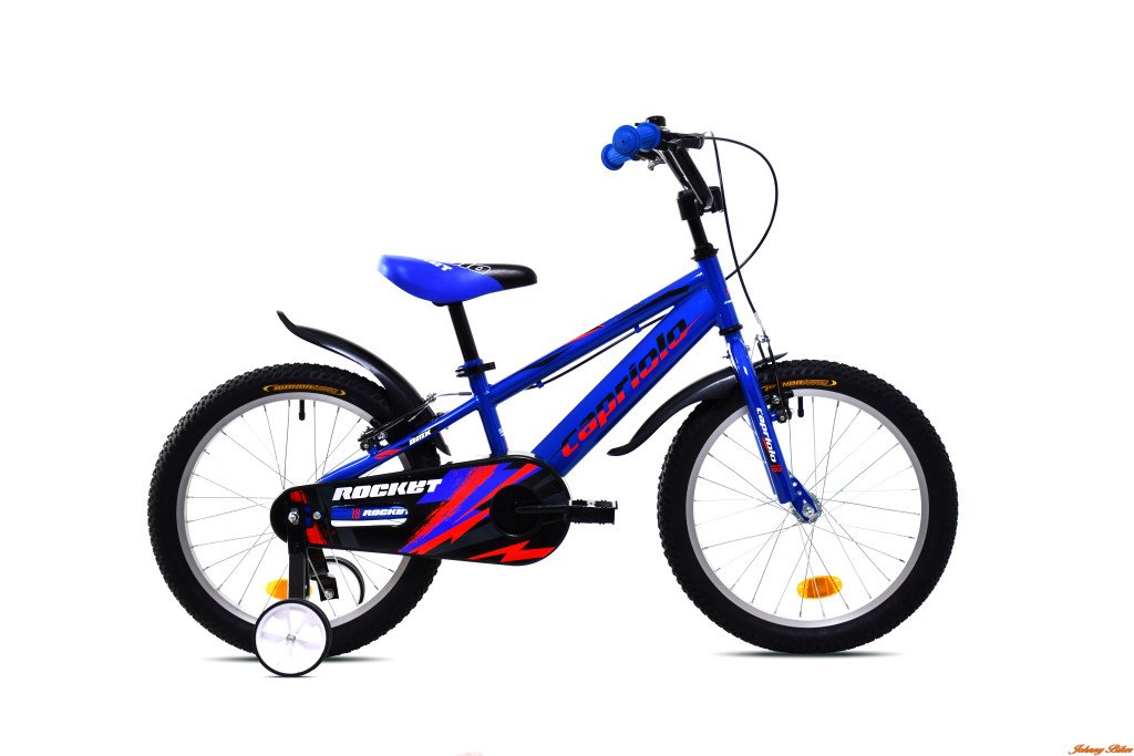 Capriolo Rocket 18" hátra tekerhető gyerek kerékpár Kék