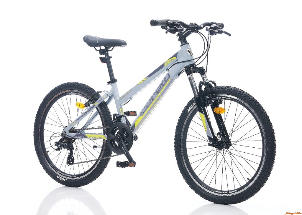 Corelli Via 1.1 Lady 24" gyerek MTB könnyűvázas kerékpár Szürke