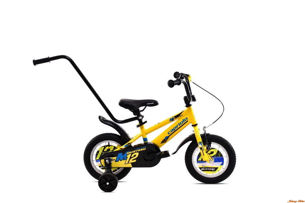 Capriolo Mustang 12" gyerek kerékpár Sárga-Kék
