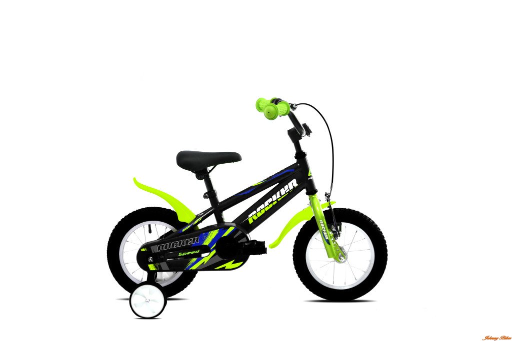 Adria Rocker 12 gyerek kerékpár Fekete-Zöld