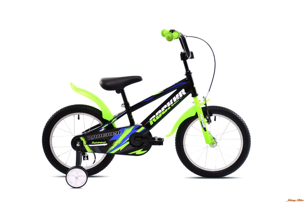 Adria Rocker 16 gyerek kerékpár Fekete-Zöld