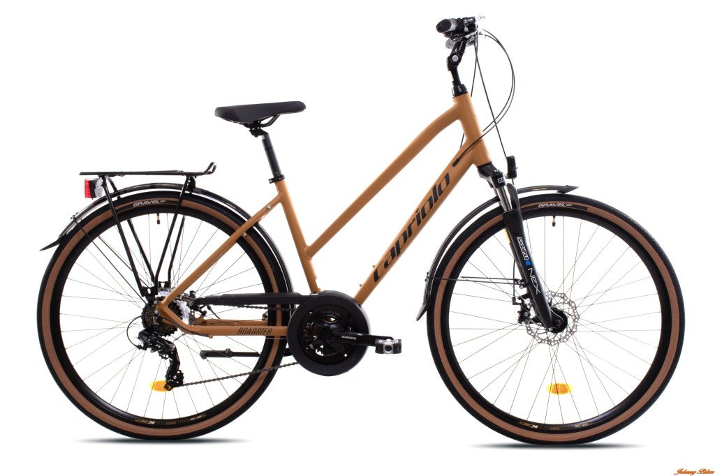Capriolo Roadster Lady Trapez női trekking kerékpár 18" Mustársárga