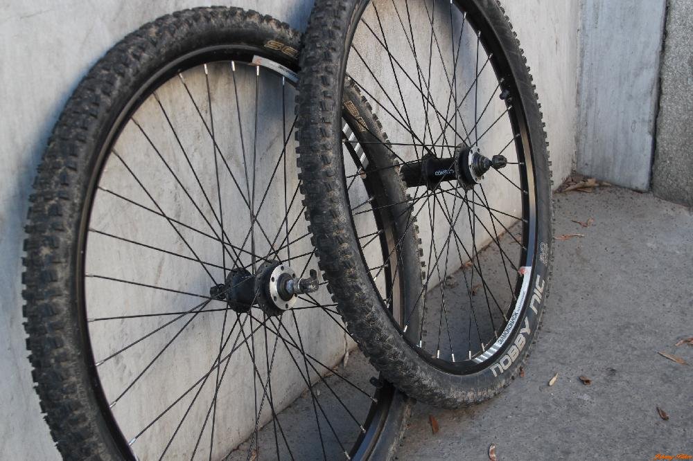Használt duplafalú MTB kerekek (26 col, tárcsafékes)