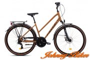 Capriolo Roadster Lady Trapez női trekking kerékpár 18" Mustársárga